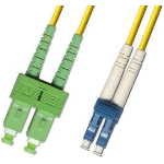 Microconnect FIB841015 InfiniBand en Glasvezelkabel 15 m SC LC Geel
