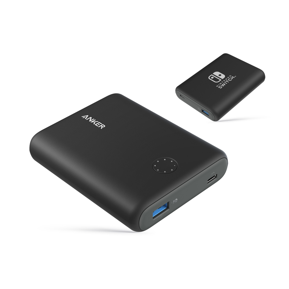 ANKER Power Coreu0026trade13400 Nintendo Switch Edition Portable Power Bank - Black, Black