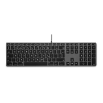 LMP 24266 toetsenbord Universeel USB QWERTY Engels Grijs