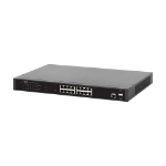 Eaton NGS16C2POE-1 network switch Managed L2 Gigabit Ethernet (10/100/1000) Power over Ethernet (PoE) 1U Black