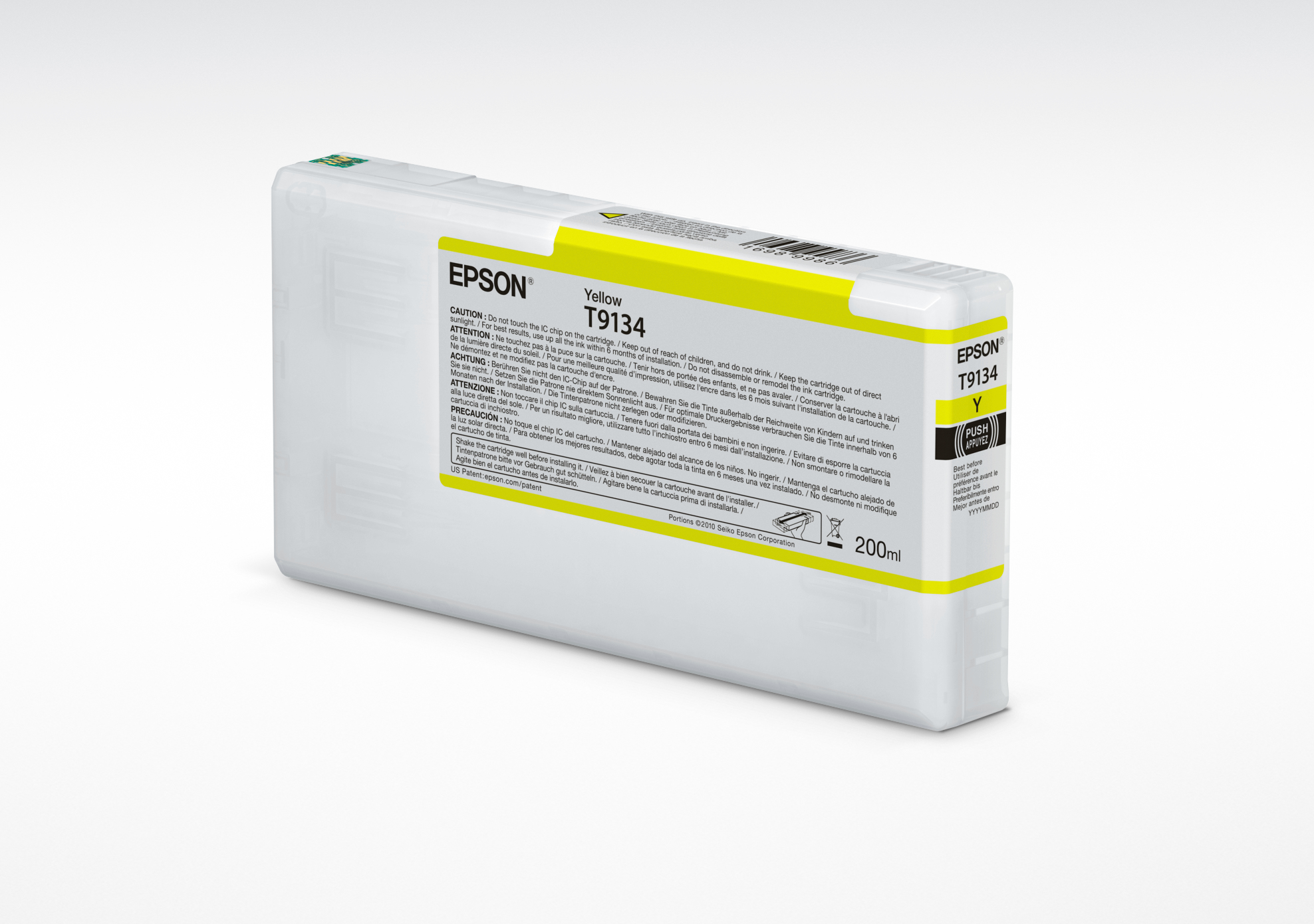 Image of Epson C13T913400/T9134 Ink cartridge yellow 200ml for Epson SC-P...