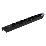 Vertiv PowerGo Basic (Standard) Rack Power Distribution Unit | rPDU | 1U | 230V | 16A |3.6kW | 50/60Hz | 8 German Schuko inlet | Horizontal