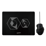 LogiLink Typhoon Gaming combo set, Mouse + Mousepad