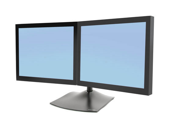 Ergotron DS Series DS100 Dual Monitor Desk Stand, Horizontal 61 cm (24") Black