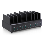 CODi CS-10PORT-C mobile device charger Smartphone, Tablet Black AC Fast charging Indoor