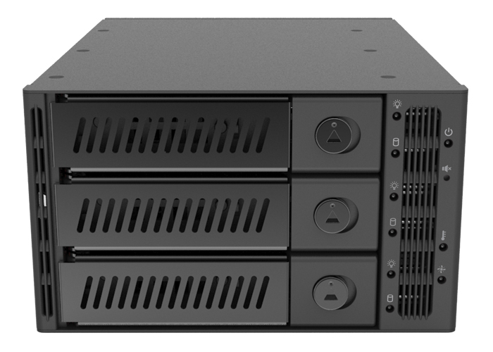 Chieftec CMR-2131SAS drive bay-paneler Svart