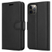 JLC iPhone 13 Genuine V2 Leather Wallet - Black