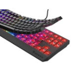 GNS GAMING KEYBOARD GENESIS THOR 230 TKL DE RGB MECHANICAL OUTEMU RED BLACK HOT SWAP