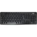 Inter-Tech 88884137 keyboard Mouse included Home/Office USB QWERTZ German Black