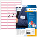 HERMA 4512 self-adhesive label Rounded rectangle Red, White 540 pc(s)