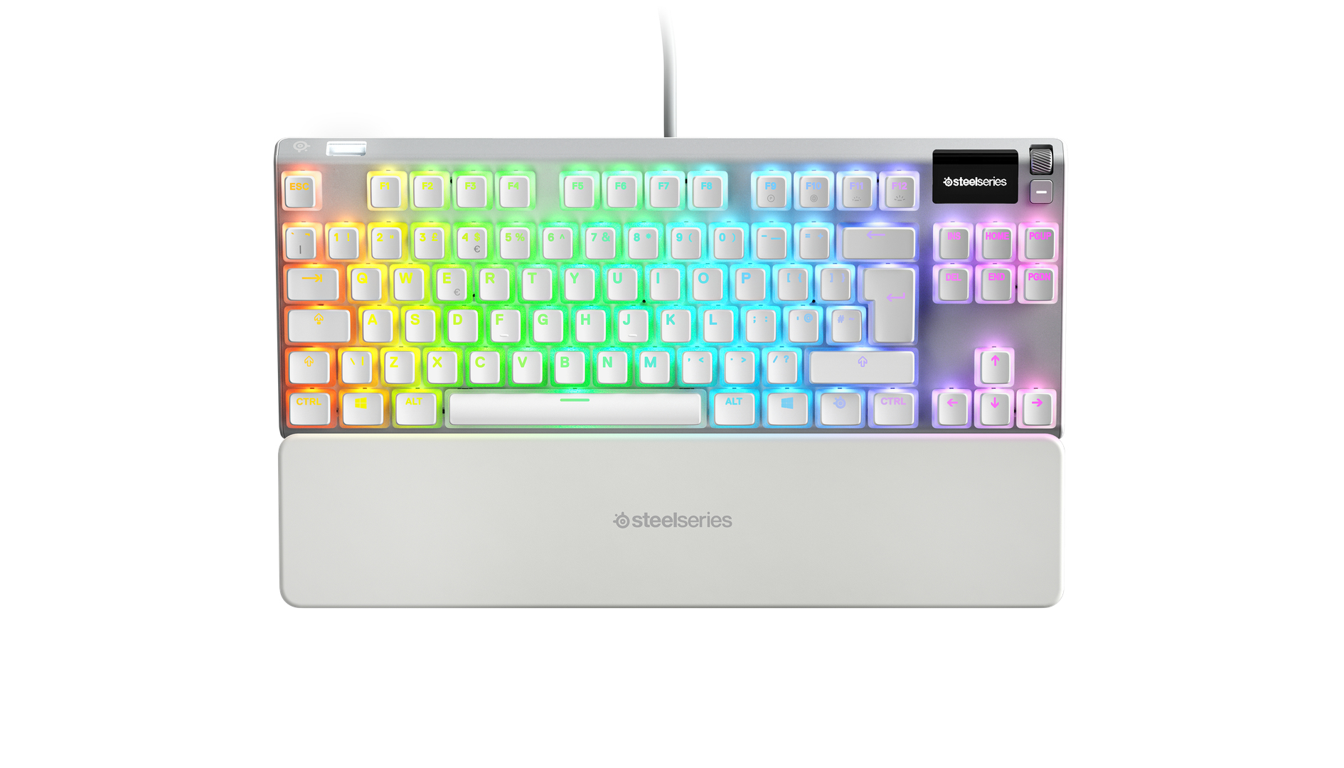 Steelseries Apex 7 TKL Ghost keyboard Gaming USB QWERTY English White