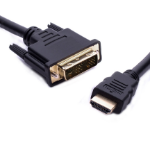 8WARE HDMI to DVI-D Adapter Converter Cable 5m - Male to Male 30AWG Gold Plated PVC Jacket for PS4 PS3 Xbox 360 Monitor PC Computer Projector DVD