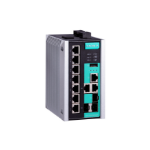 Moxa EDS-510E-3GTXSFP-T netwerk-switch Managed Fast Ethernet (10/100) Zwart, Zilver