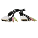 StarTech.com DVID4N1USB10 KVM cable Black 118.1" (3 m)