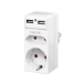 LogiLink PA0276 surge protector White 1 AC outlet(s) 230 V