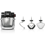 Bosch Serie 6 MUMS6ZM00G mixer Stand mixer 1600 W Black, Stainless steel