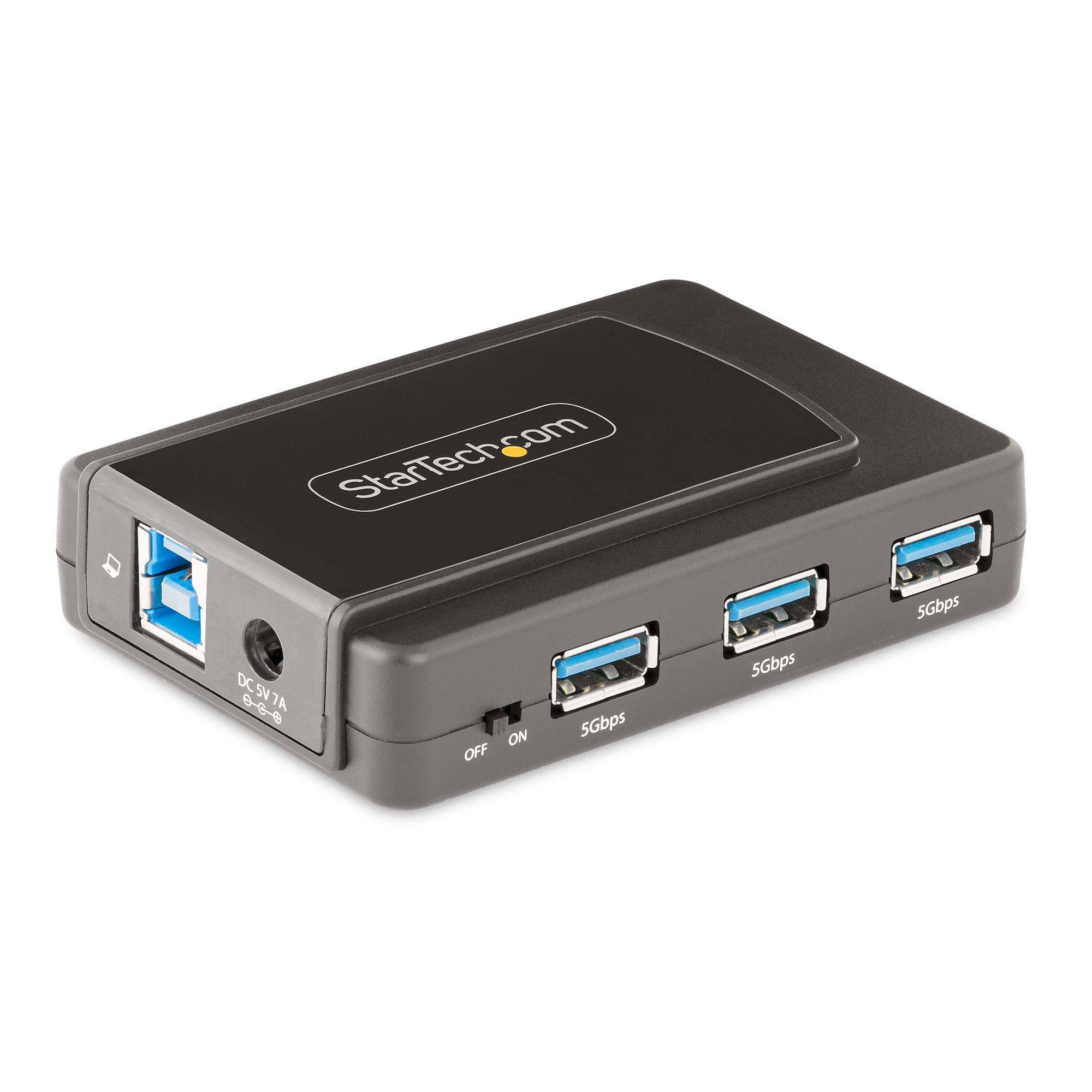 5G7AS-USB-A-HUB STARTECH.COM 7-PORT USB HUB WITH ON/OFF SWITCH - USB 3.0 5GBPS - USB-A TO 7X USB-A - COMPACT