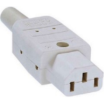 Bachmann 915.970 electrical power plug C13 Grey