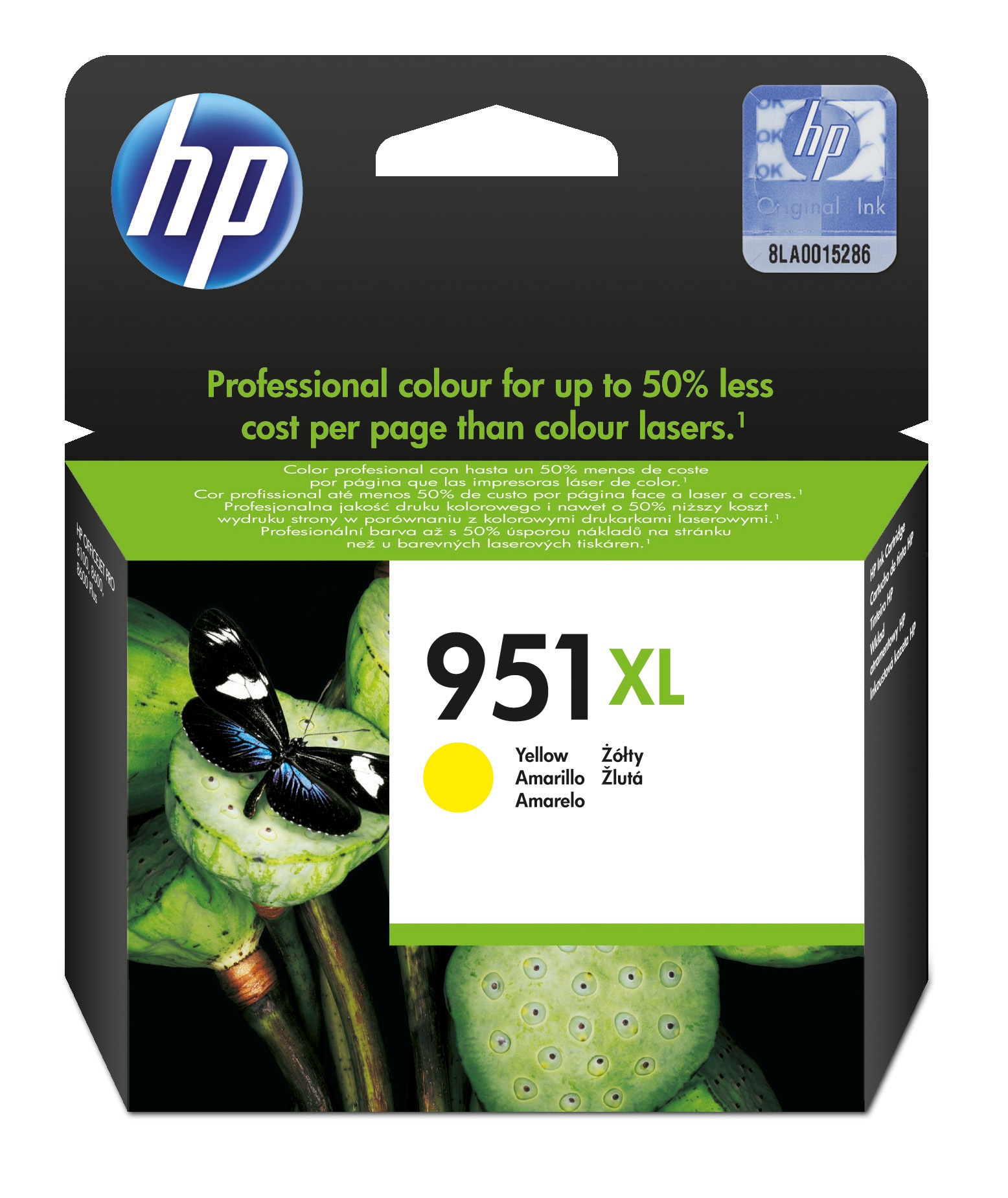 Image of HP CN048AE/951XL Ink cartridge yellow high-capacity, 1.5K pages...