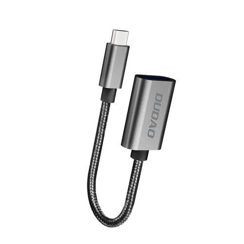 Image of DUDAO Adapter USB L15T USB-C - Srebrny _20201102161516 USB cable...