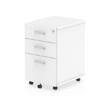 Dynamic I001654 office drawer unit White Melamine Faced Chipboard (MFC)