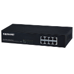 Intellinet 560764 network switch Fast Ethernet (10/100) Power over Ethernet (PoE) Black