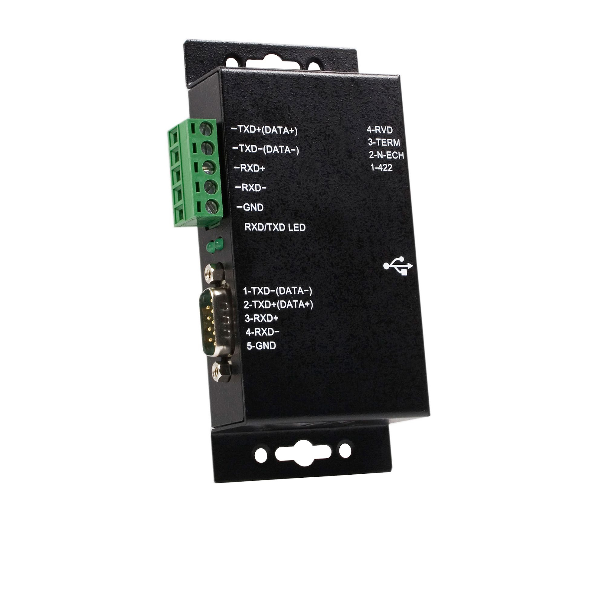 Image of StarTech.com 1 Port Metal Industrial USB to RS422/RS485 Serial...