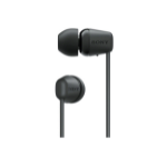 Sony WI-C100 Headset Draadloos In-ear Oproepen/muziek Bluetooth Zwart