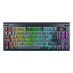 CHERRY XTRFY - Keyboard - 80% - TKL - backlit - wireless - Bluetooth 5.2, 2.4 GHz, USB - QWERTY - UK - key switch: CHERRY MX2A - grey