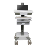 Ergotron M021-0101-110001-1-0 houder & standaard all-in-one pc/werkstation 19,5 kg Wit, Grijs 43,2 cm (17")