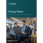 eSTUFF Privacy Filter Brochure - 1 pcs (50 pcs you get a full box)
