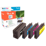 Peach PI300-728 inktcartridge 4 stuk(s) Compatibel Hoog (XL) rendement Zwart, Cyaan, Magenta, Geel