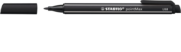 Image of STABILO pointMax fineliner Medium Black 1 pc(s)