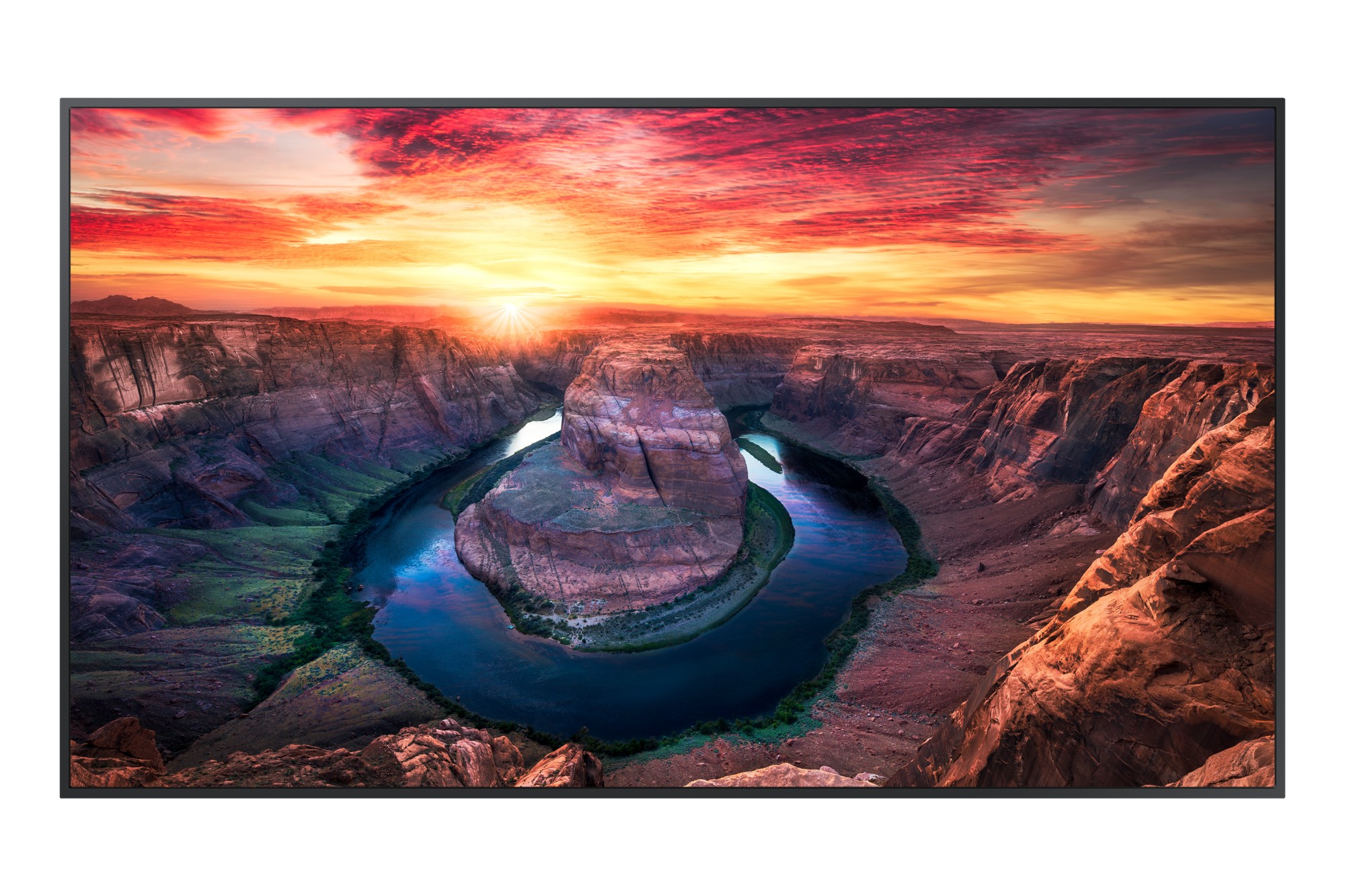 Samsung QM50B Digital signage flat panel 127 cm (50") LCD Wi-Fi 500 cd/m² 4K Ultra HD Black Built-in processor Tizen 6.5 24/7