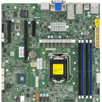 Supermicro MBD-X12SCZ-TLN4F motherboard Intel W480 Express LGA 1200 (Socket H5) micro ATX