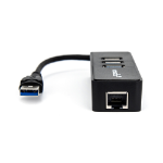 Rocstor Y10A179-B1 interface hub USB 3.2 Gen 1 (3.1 Gen 1) Type-A Black