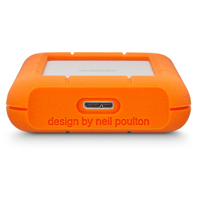 LaCie Rugged Mini externa hårddiskar 2000 GB Orange, Silver
