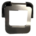 Zebra SG-WS1X-CLPR-01 mounting kit Stainless steel, Black