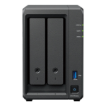 Synology DiskStation DS725NEO+ NAS/storage server Compact Ryzen Embedded R1600 4 GB DDR4 0 TB DSM Black