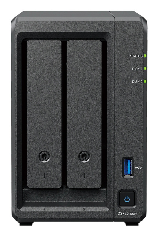 Image of Synology DiskStation DS725NEO+ NAS/storage server Compact Ryzen Embedd