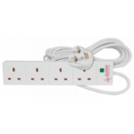 Mercury 4Gang with Surge Protector 2.0m in Polybag 430.009UK