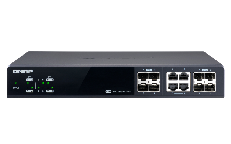 Image of QNAP QSW-M804-4C network switch Managed 10G Ethernet...
