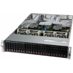 Supermicro SYS-220U-TNR server barebone Intel C621A LGA 4189 Rack (2U) Black, Silver
