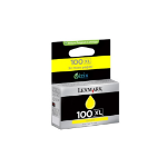 Lexmark 14N1071E/100XL Ink cartridge yellow high-capacity return program, 600 pages ISO/IEC 24711 for Lexmark Prestige Pro/Prospect Pro