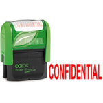 Colop WORD STAMP GREEN LINE CONFIDENTIAL
