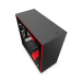 NZXT Matte Black & Red H710i Mid Tower Chassis