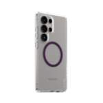 PanzerGlass CARE by ® Flagship Case Transparent Urban Combat w. Plum Purple Qi Compatible Samsung Galaxy S25 Ultra