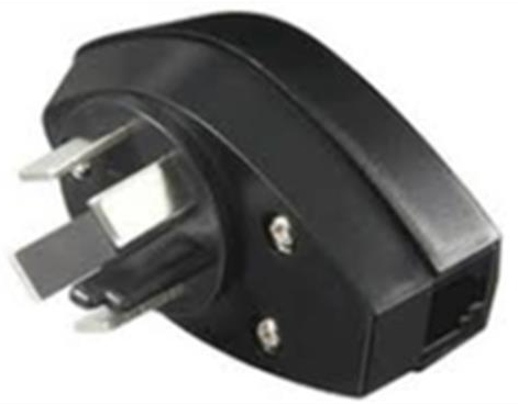 Microconnect TLFDIV power plug adapter Type K (DK) Black