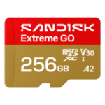 SanDisk Extreme GO 256 GB MicroSDXC UHS-I