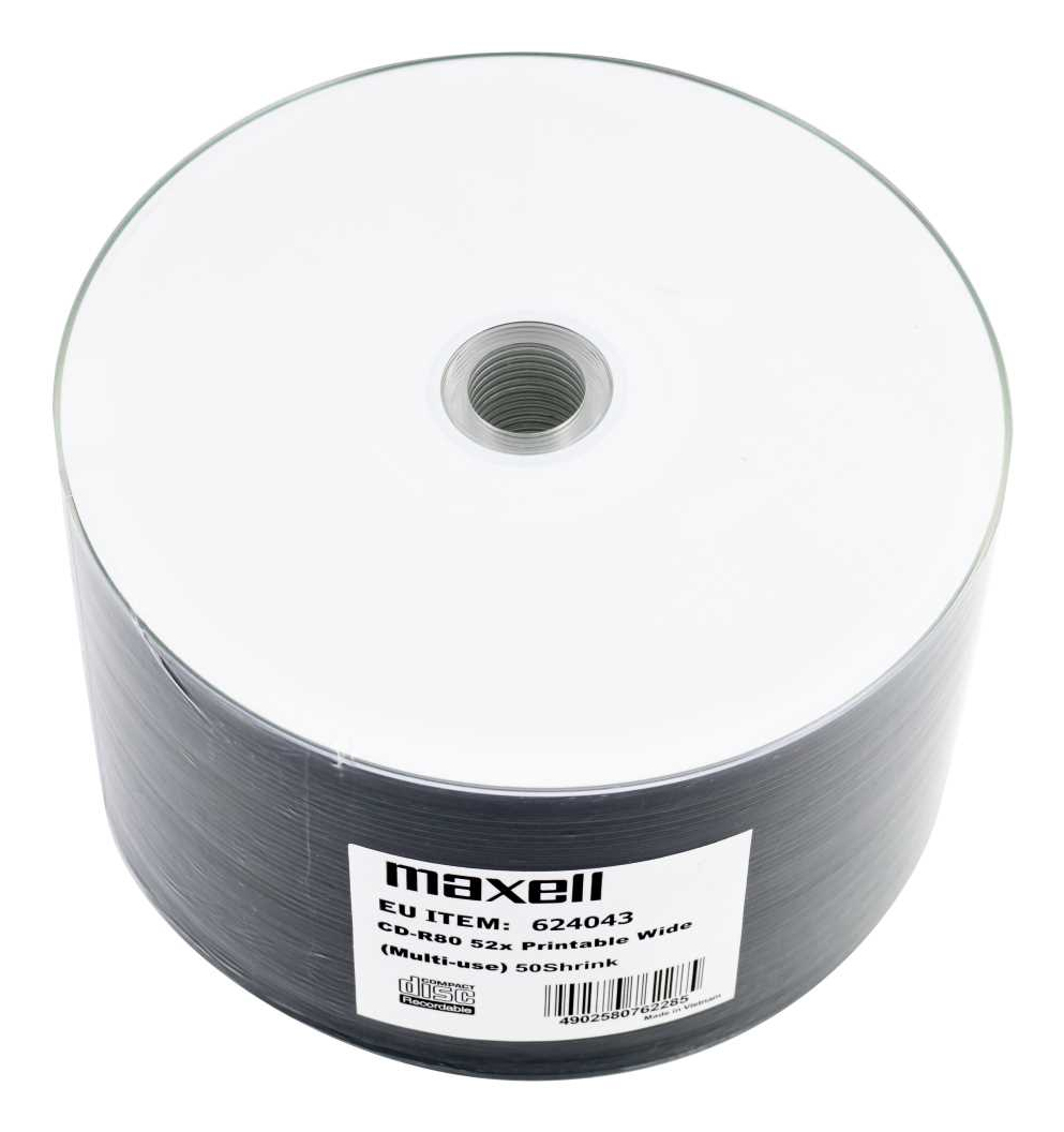 EU Product - CD-R 80, Inkjet white, Shrink 50 thumbnail